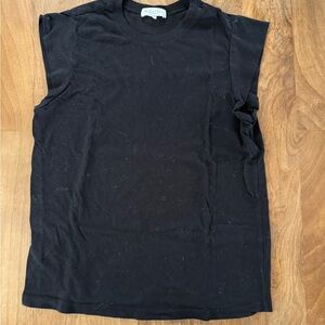 Michael Stars Black Sleeveless T-Shirt